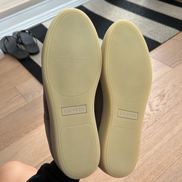 Lanvin taupe suede shoes - Picture 5 of 5